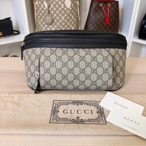 Gucci Supreme GG Eden Belt Bag Black Large